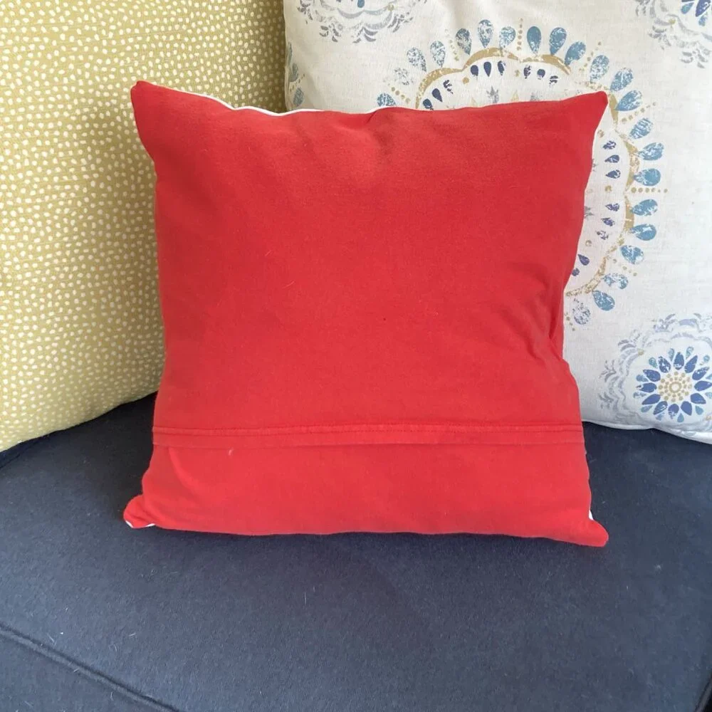 St. Louis Cardinals MLB Baseball Handmade retro T shirt 16x16 Throw pillow cover